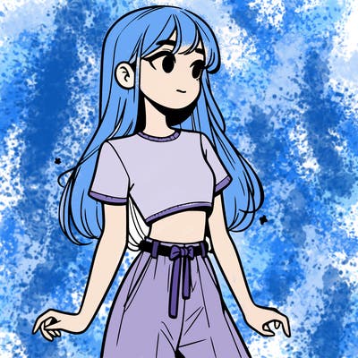 girl in a cute crop top