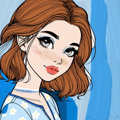 beautiful realistic girl