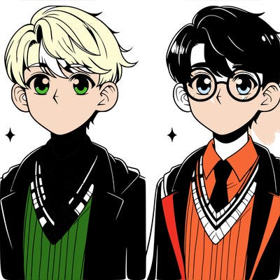 draco  malfoy and harry potter