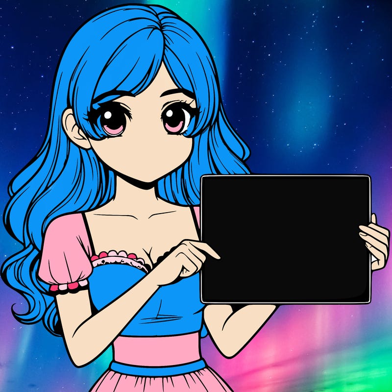realistic pretty girl holding blank sign