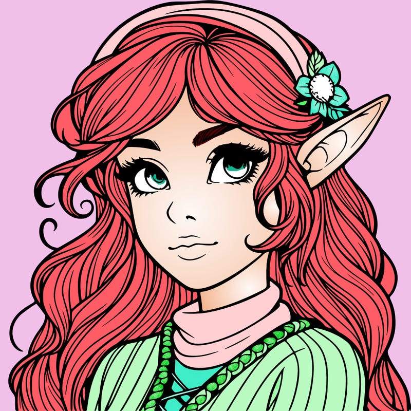 realistic elf girl