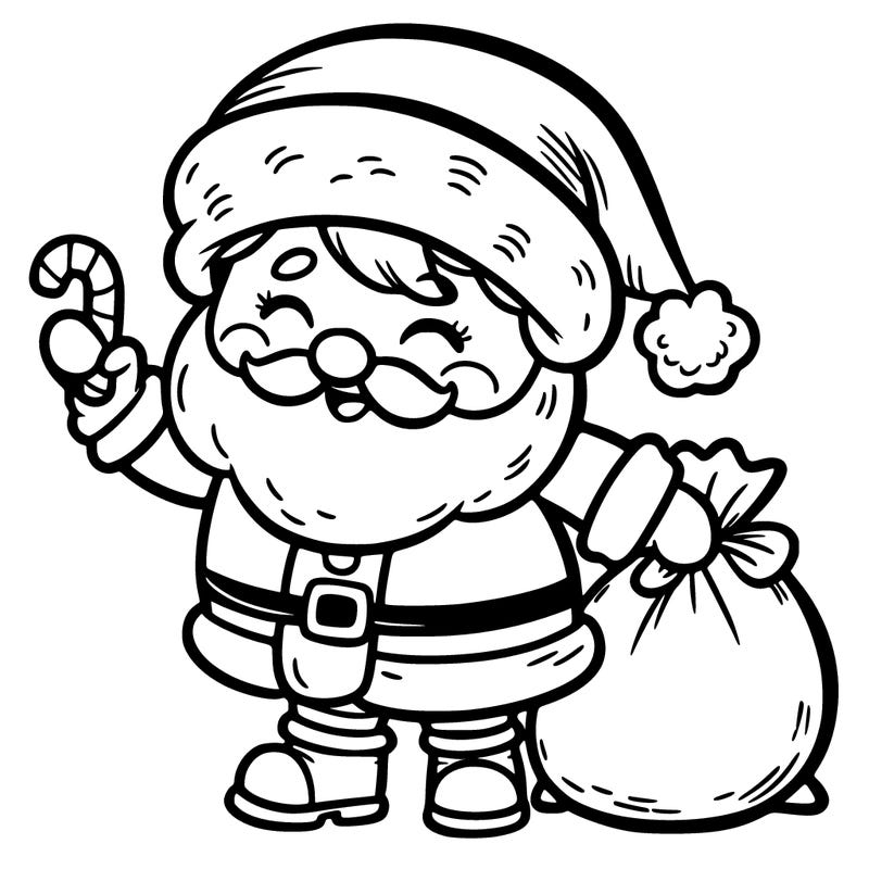 cute christmas santa