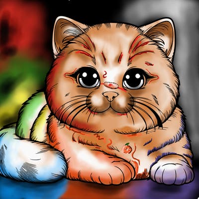 realistic cat