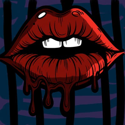 lips that look realistic and drip