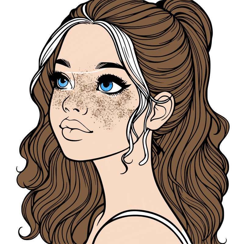 beautiful realistic girl