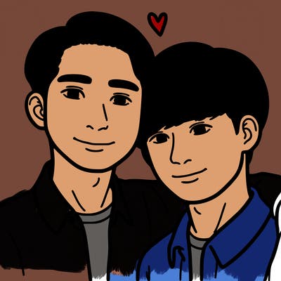 asian gay couple