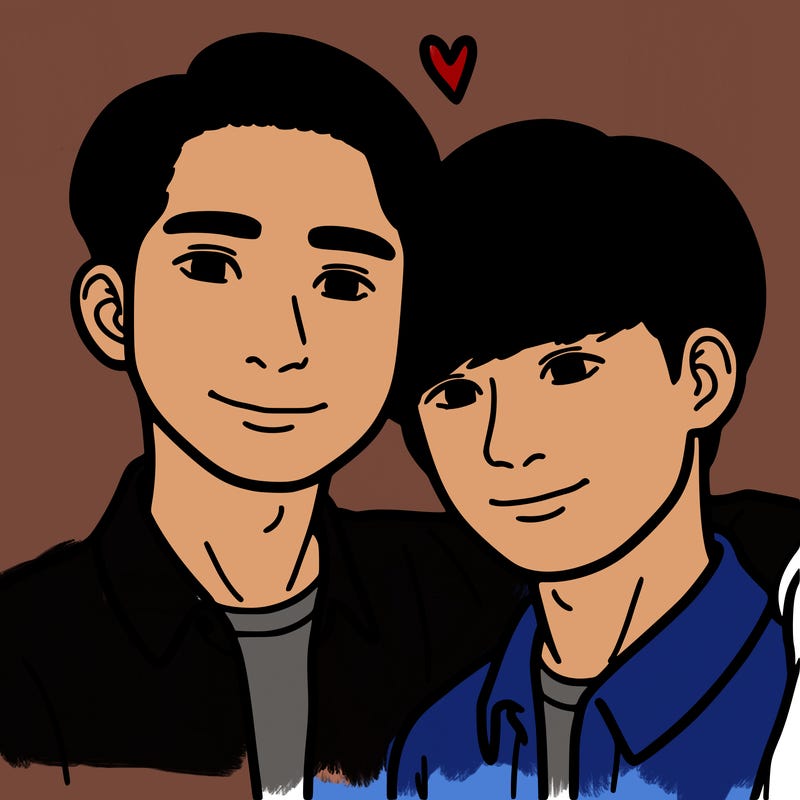 asian gay couple