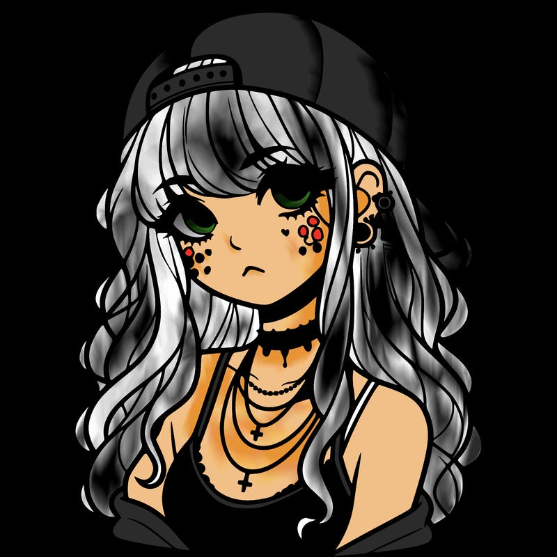 scene girl aesthetic