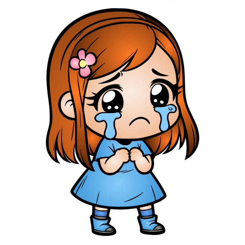 crying girl