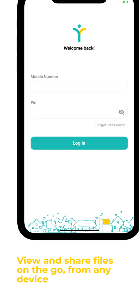 Swayam Health - For Doctors - Swayam Health app login screen for doctors featuring mobile number and pin entry fields