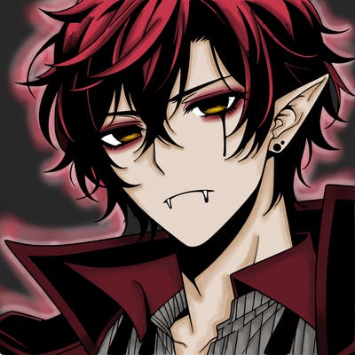 hot vampire anime guy