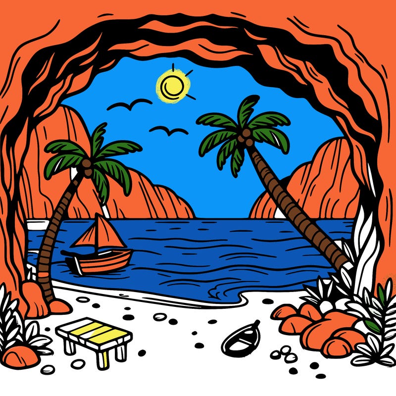 beach cave