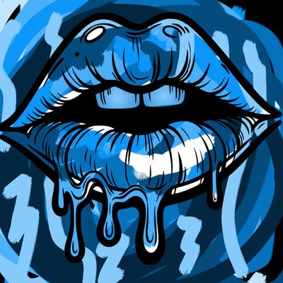 lips that look realistic and drip