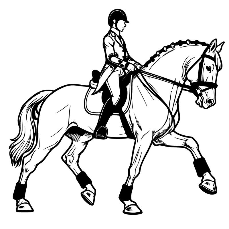 dressage horses
