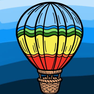 hot air balloon