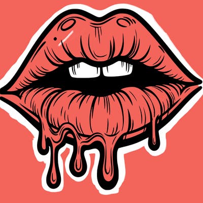 lips that look realistic and drip