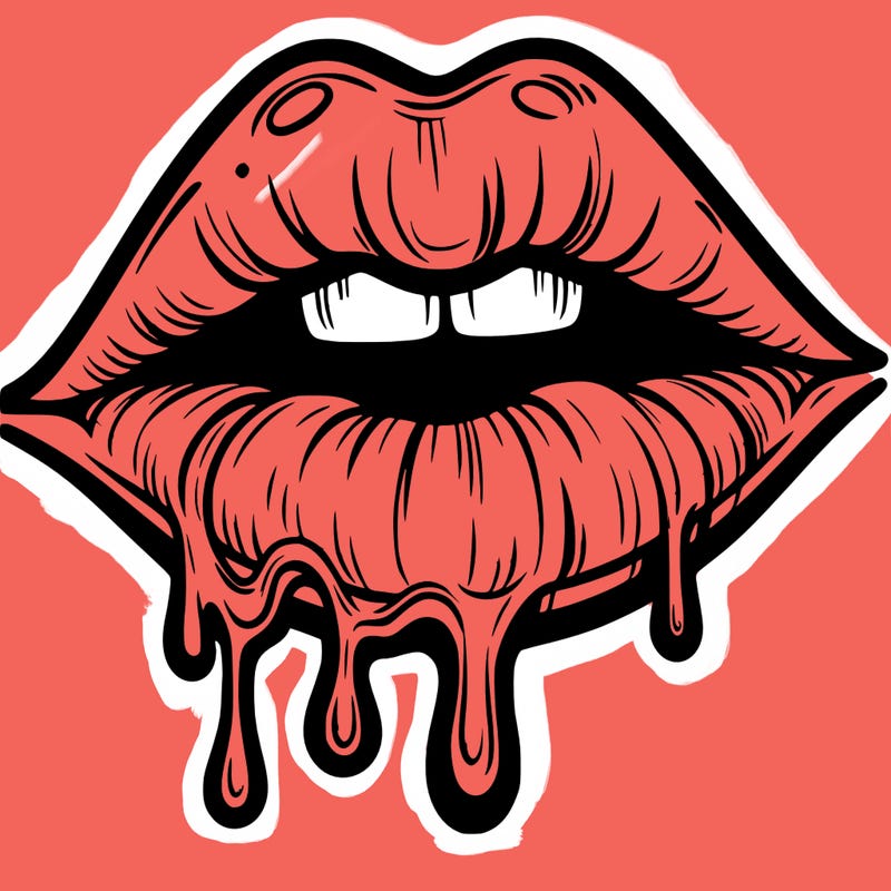 lips that look realistic and drip