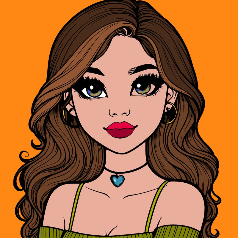 realistic pretty girl