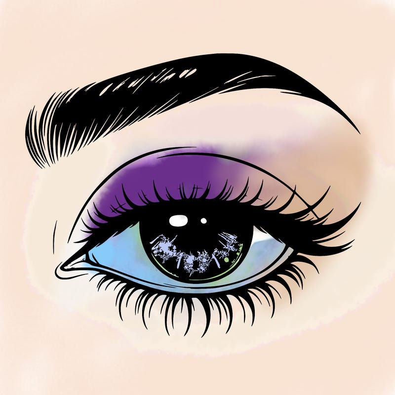 eye closed realistic