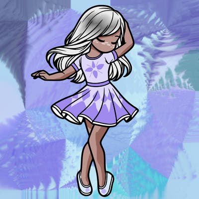 girl dancing  realistic