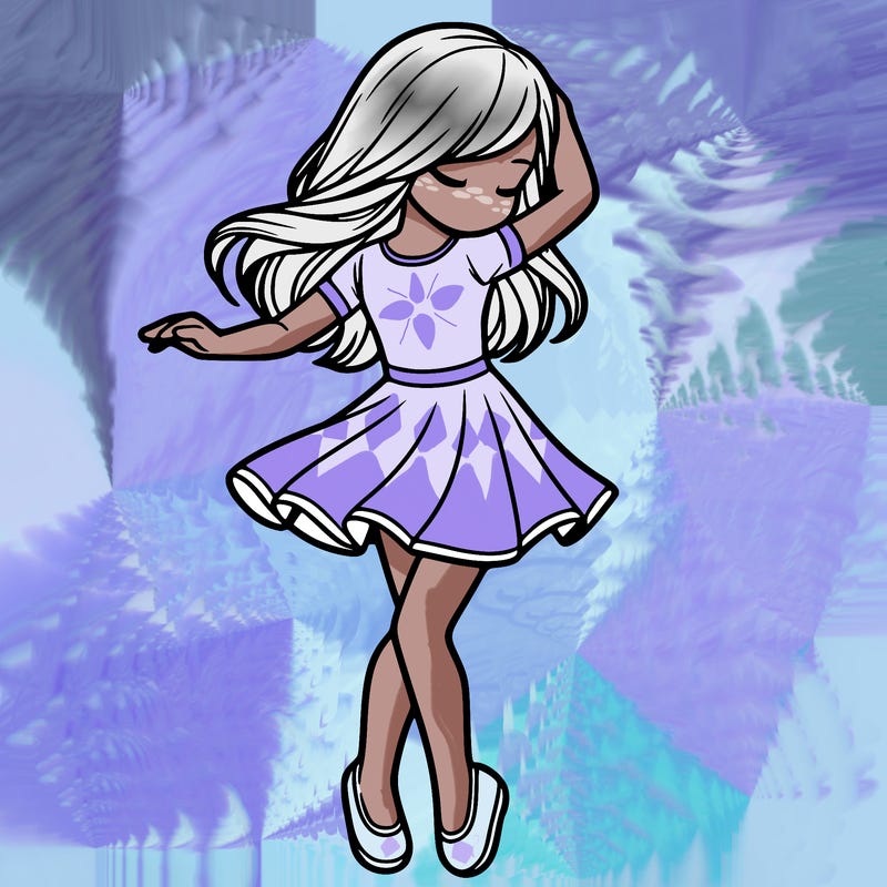 girl dancing  realistic