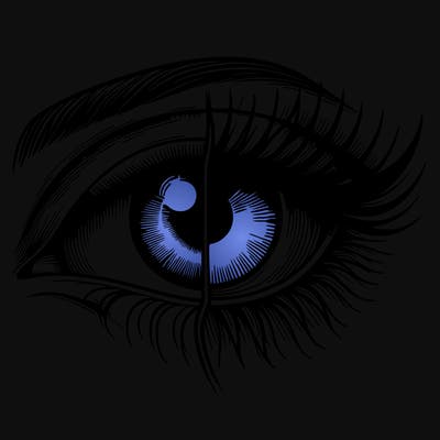 realistic eye split