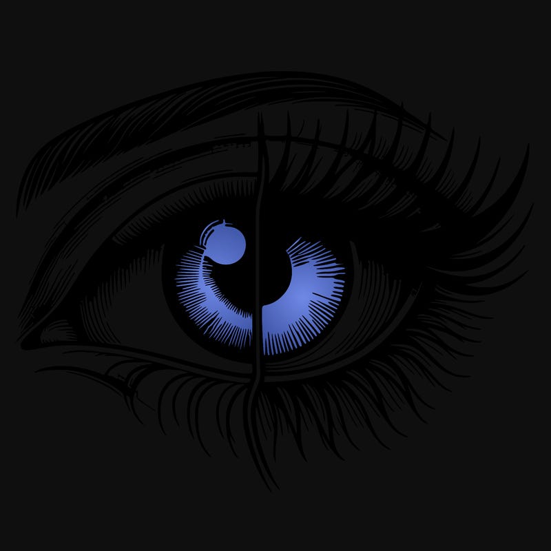 realistic eye split