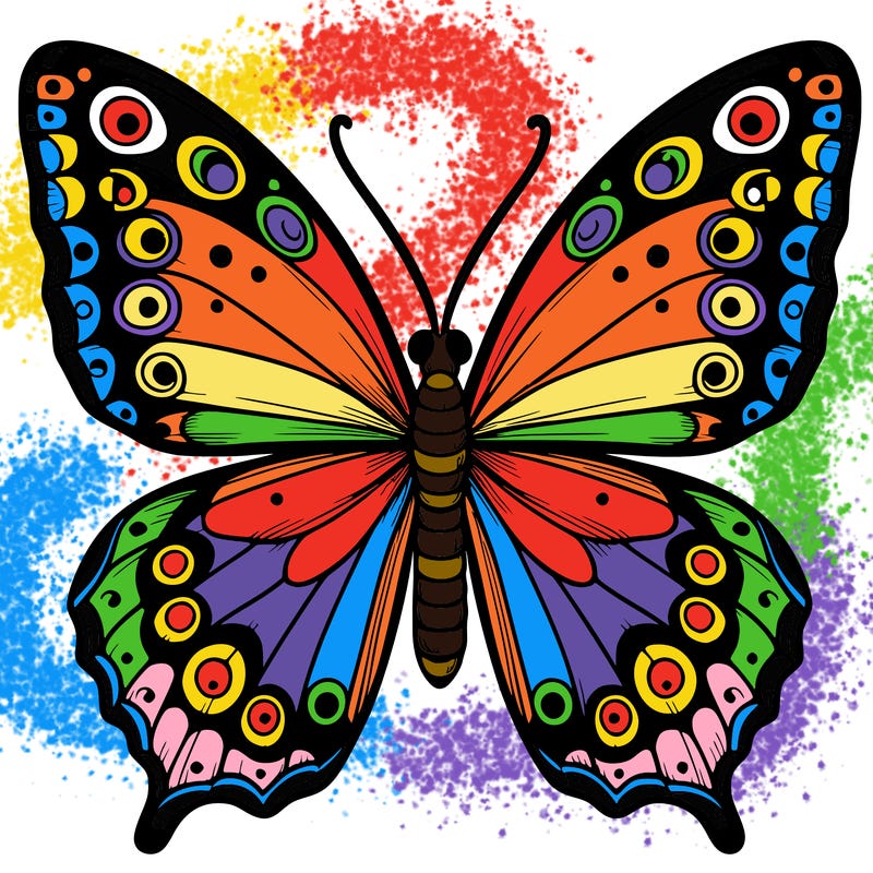 realistic butterfly