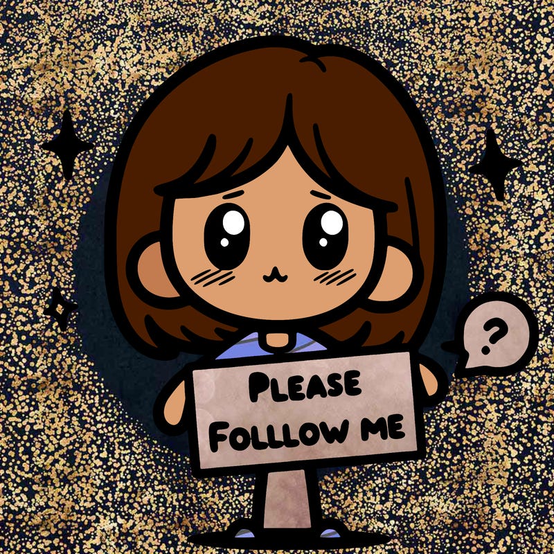please follow me