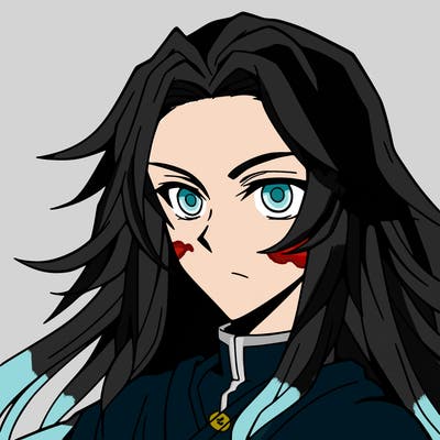 anime male with long white hair