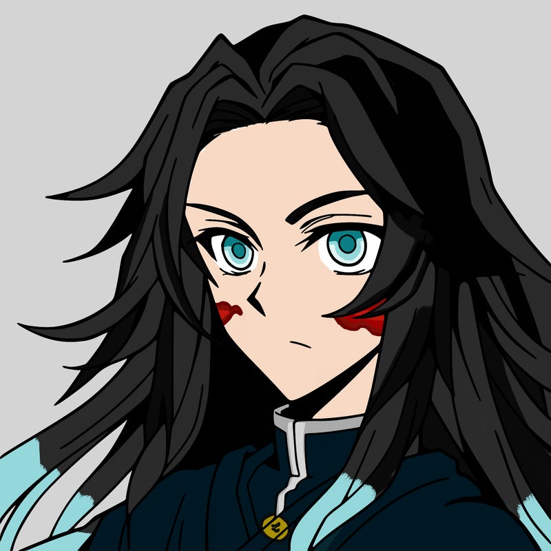 anime male with long white hair