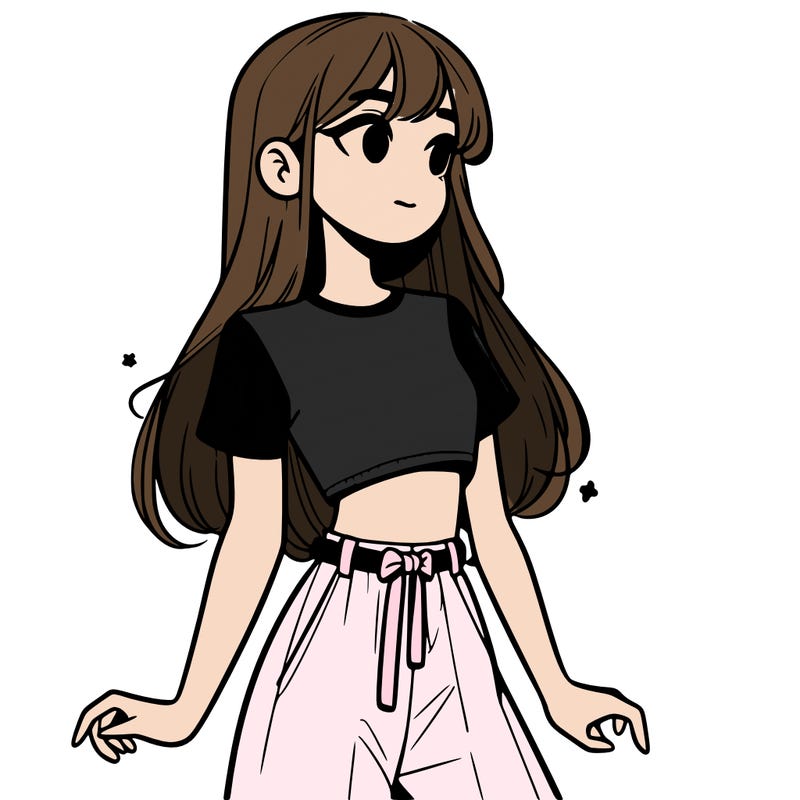 girl in a cute crop top