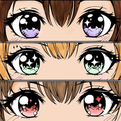 anime eyes
