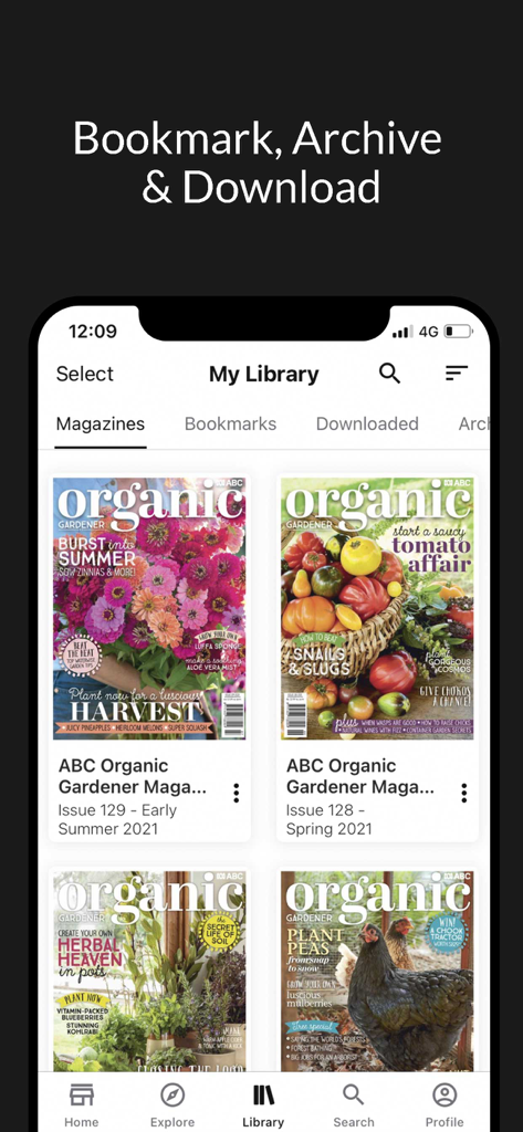 Organic Gardener Magazine - Digital library of ABC Organic Gardener Magazine issues featuring organic gardening tips