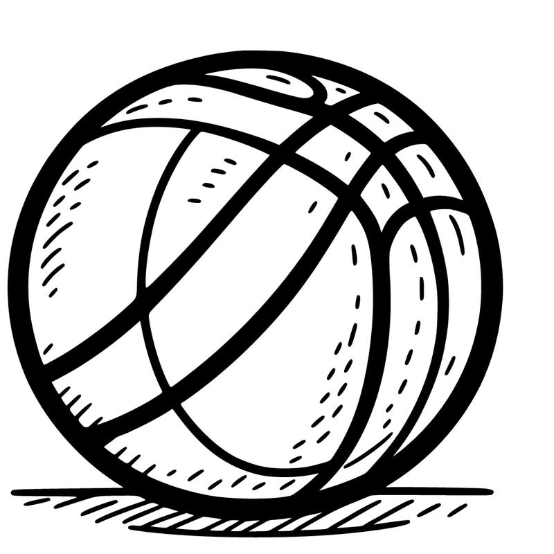 a picture of a basketball
