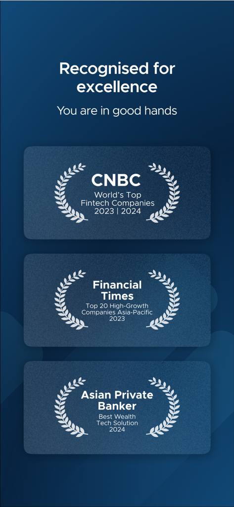 StashAway: Simple Investing - StashAway industry awards from CNBC Financial Times and Asian Private Banker