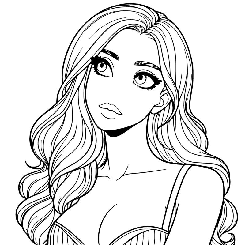 realistic adult girl