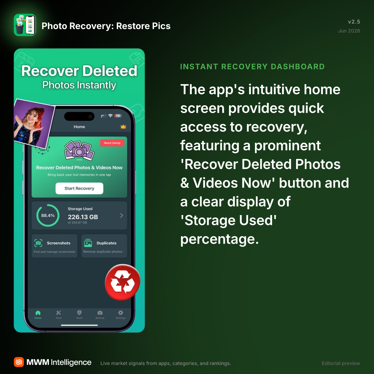 Photo Recovery: Restore Pics - Photo & Video App | MWM
