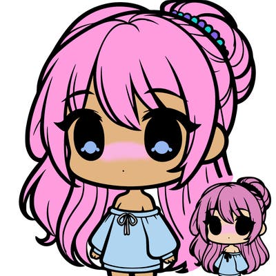 cute chibi girl