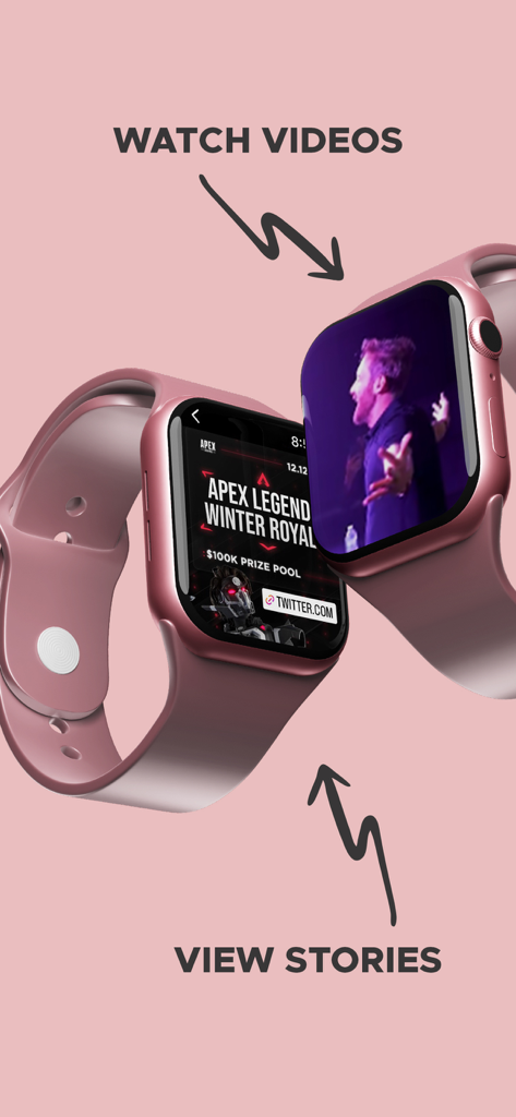 Watchy: use with Instagram - Watchy app interface for viewing Instagram stories and videos on Apple Watch