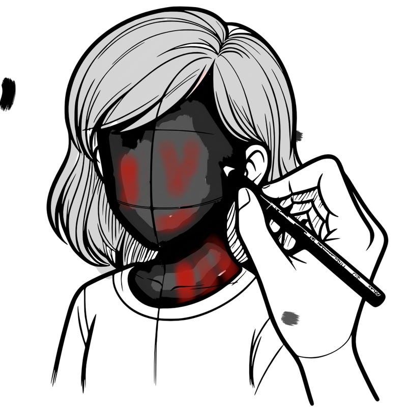 drawing a realistic person