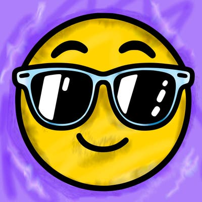 emoji with sunglasses