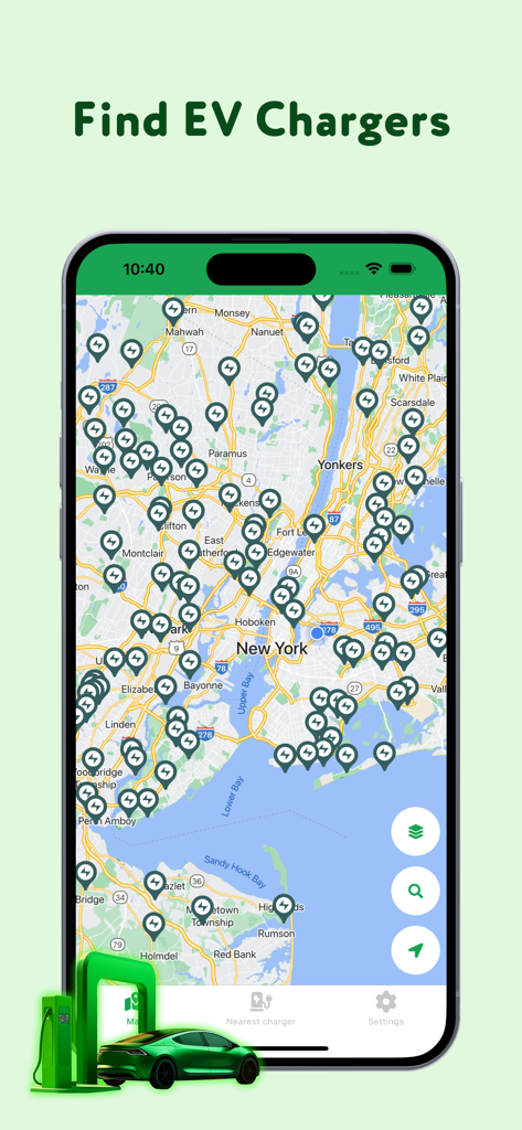 EV Car Charging Stations App - Navigation App | MWM