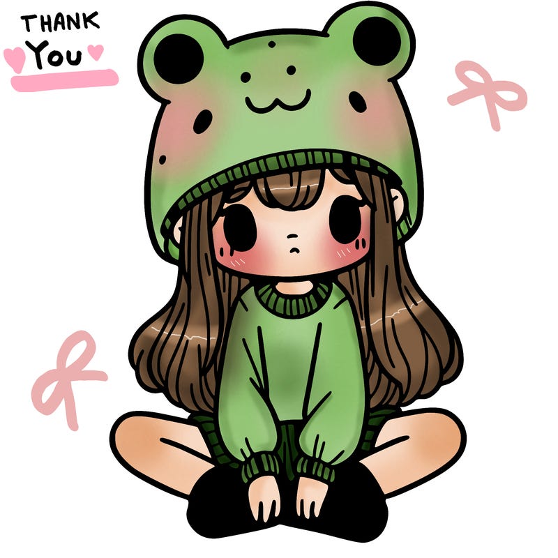 a girl wearing a frog hat and some frog socks
