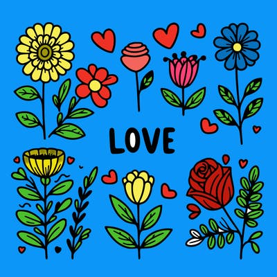 love described by flowers