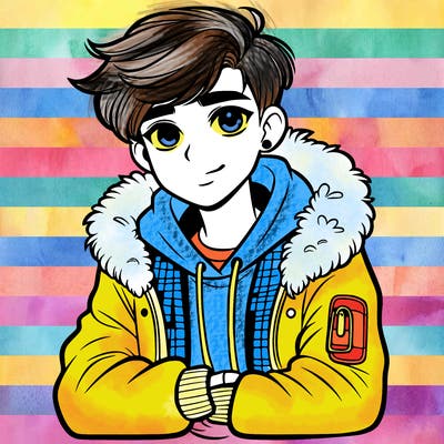 stylish teenager
