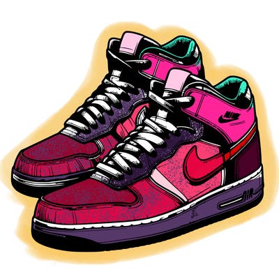 realistic nike air shoes