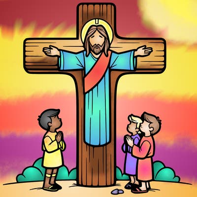 cross with jesus