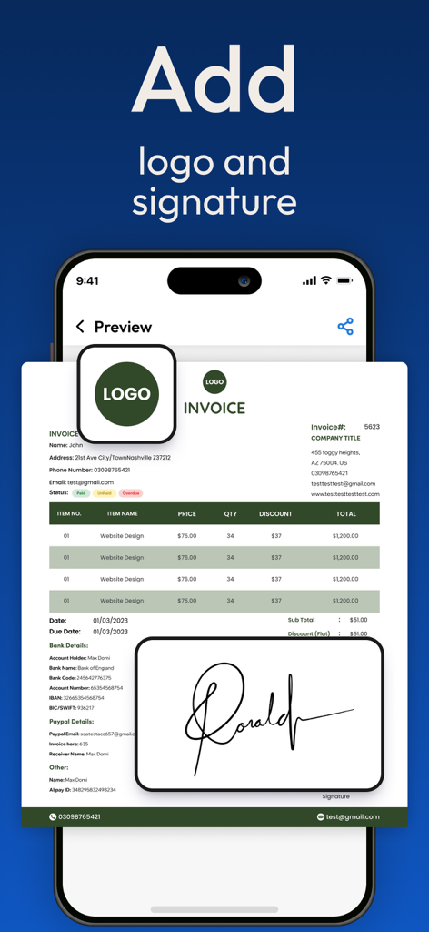 Invoice Creator・Receipt Maker - Business App | MWM