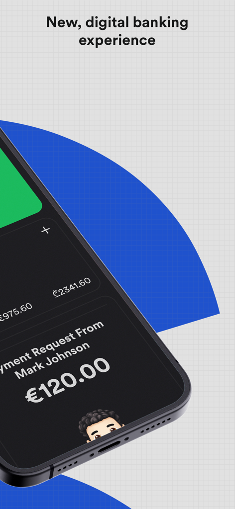 Smartphone screen showing a payment request from a contact in the Silk Bank mobile app interface.
